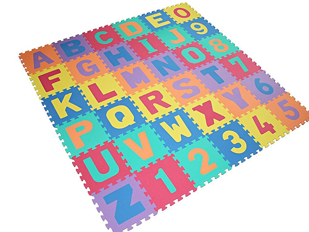 alphabet soft play mat