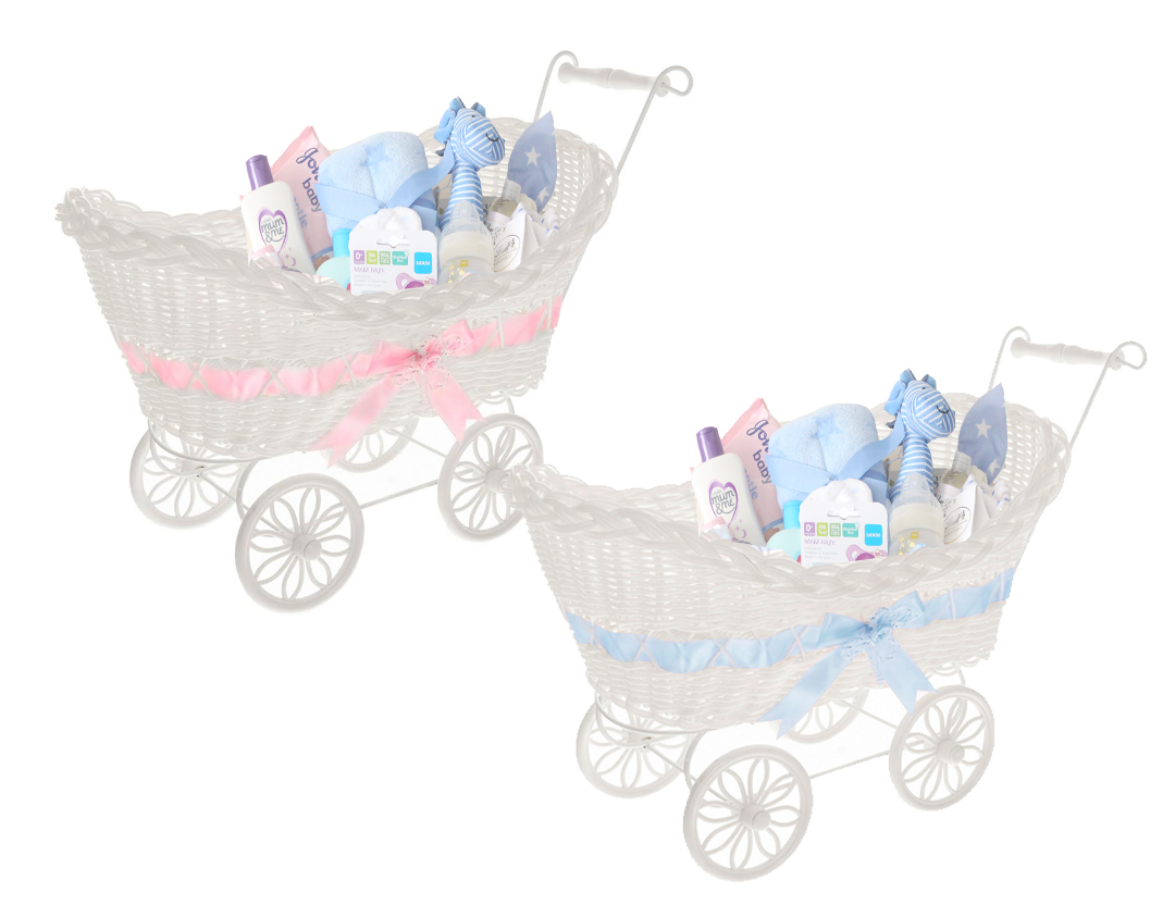 wicker hamper pram