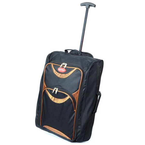 NEW LIGHTWEIGHT SMALL WHEELED HAND TROLLEY LUGGAGE FLIGHT BAG CABIN