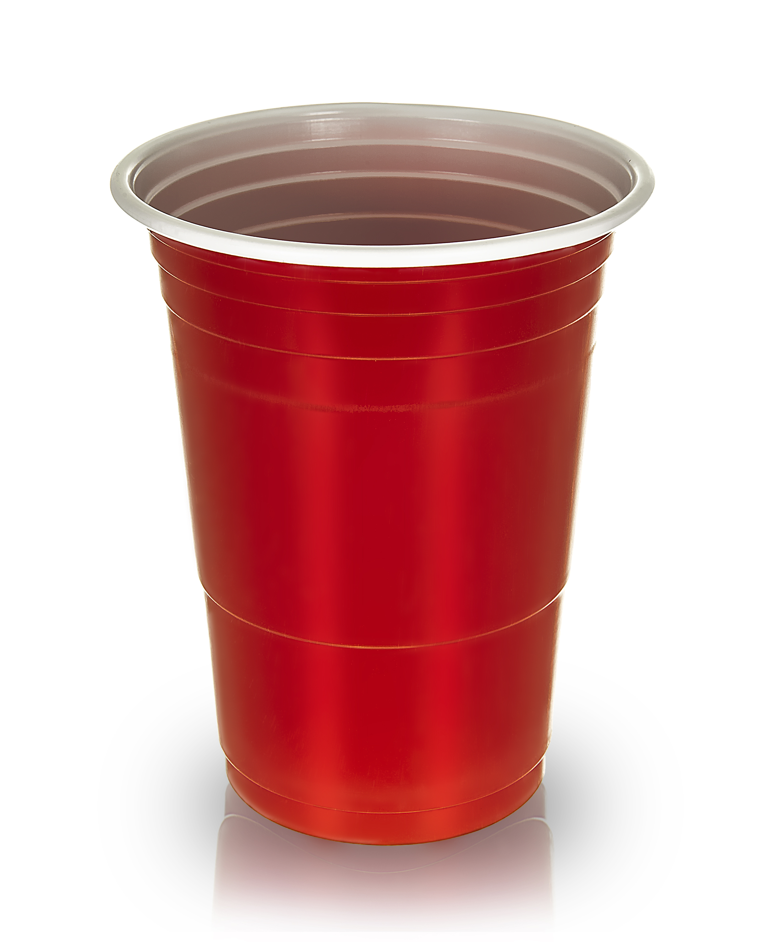 AMERICAN 16OZ PLASTIC RED PARTY CUPS BEER PONG - DISPOSABLE DRINKING