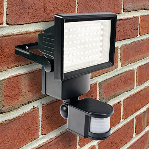 60 BRIGHT LED PIR MOTION SENSOR SOLAR SECURITY FLOODLIGHT GARDEN