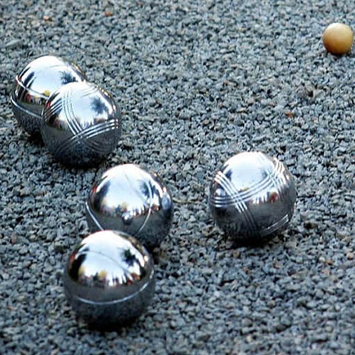 8 FRENCH BALL STAINLESS STEEL BOULES SET PETANQUE OUTDOOR CARRY CASE ...