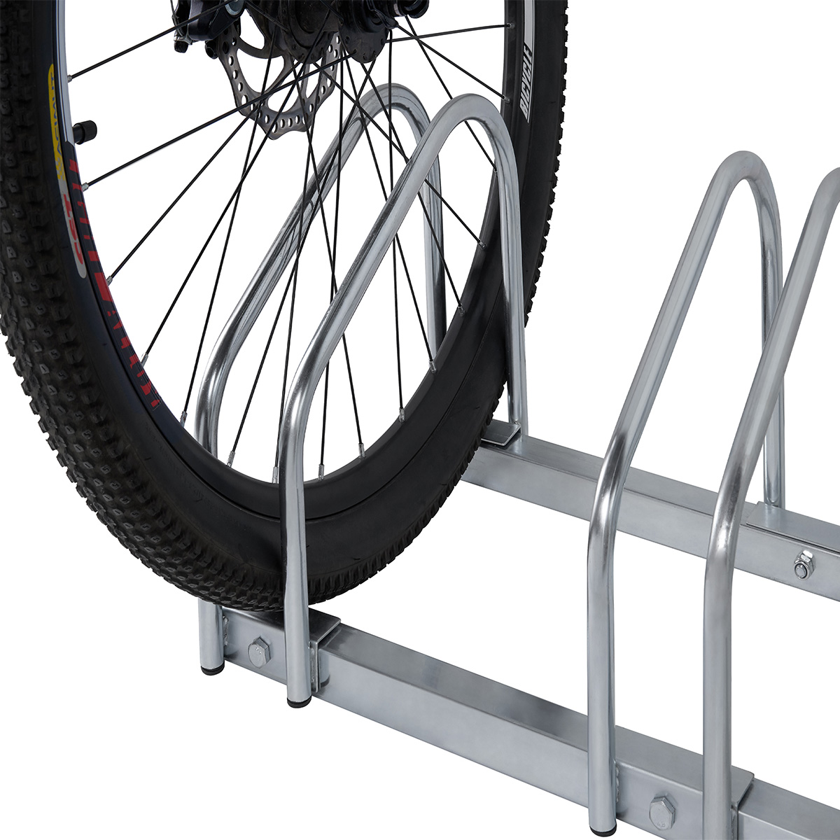 Garden Or Shed And For Security 5 Bike Floor Or Wall Mount Bicycle//Galvanised Cycle Rack Storage Locking Stand Great For Garage 3 Hillington 2 4