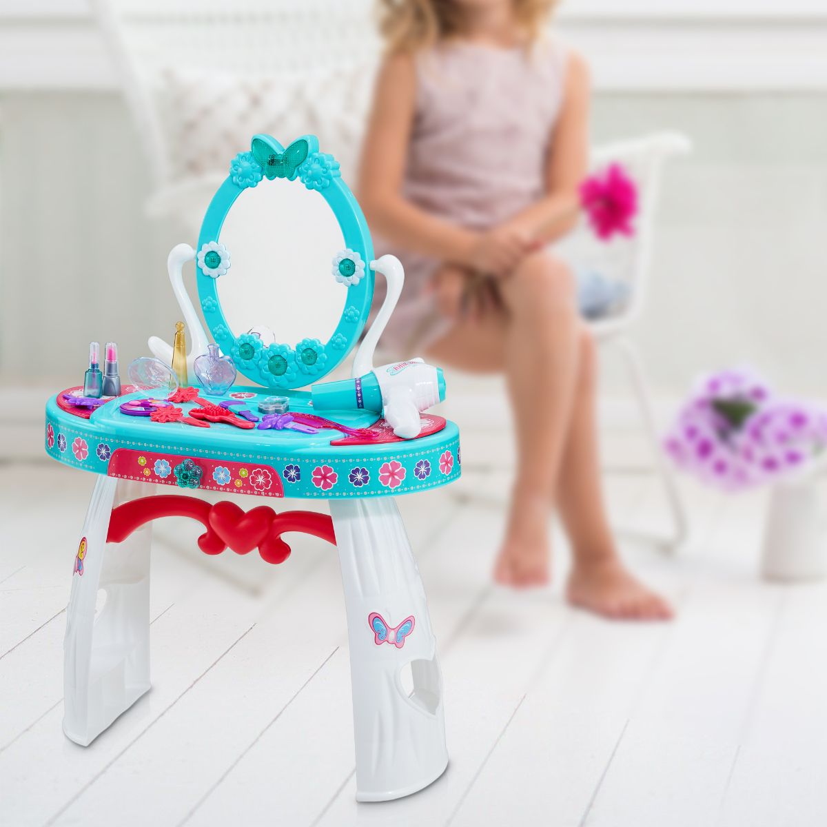 childrens makeup dressing table