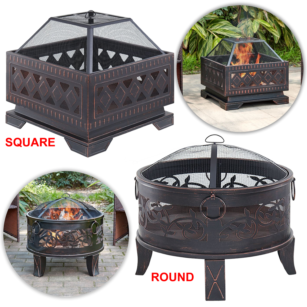 Home Garden Store Garden Outdoors Livivo Lattice Design Fire