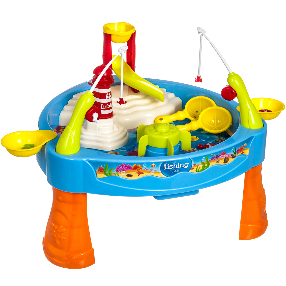 Fishing Table Game Toy Play Waterpark Kids Musical with