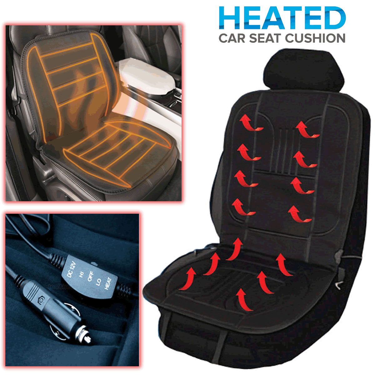 car seat cover heated