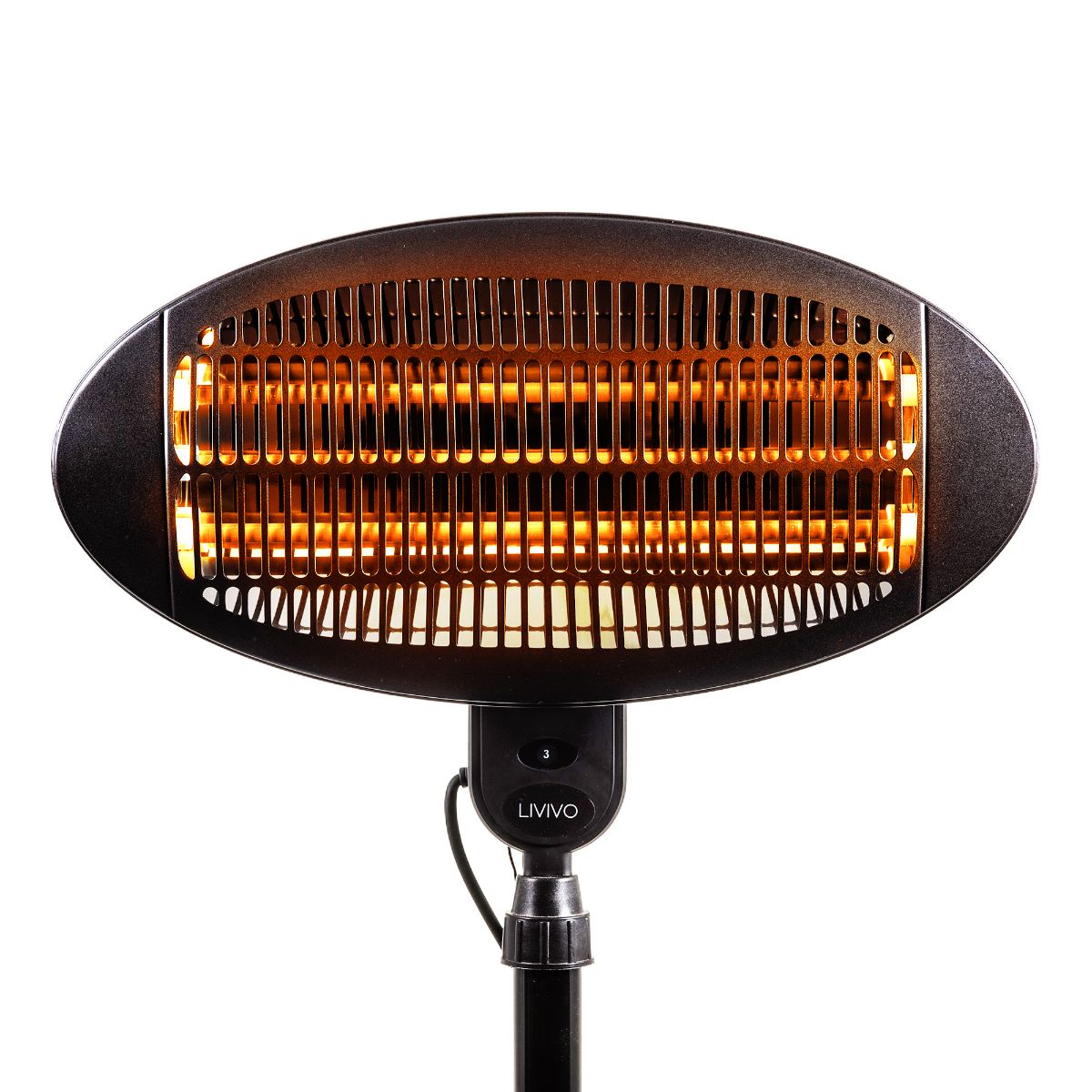 2KW OUTDOOR FREE STANDING WATERPROOF GARDEN PATIO HEATER ...