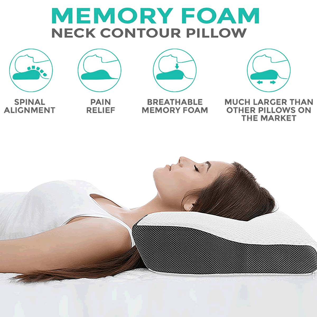 memory foam pillow neck