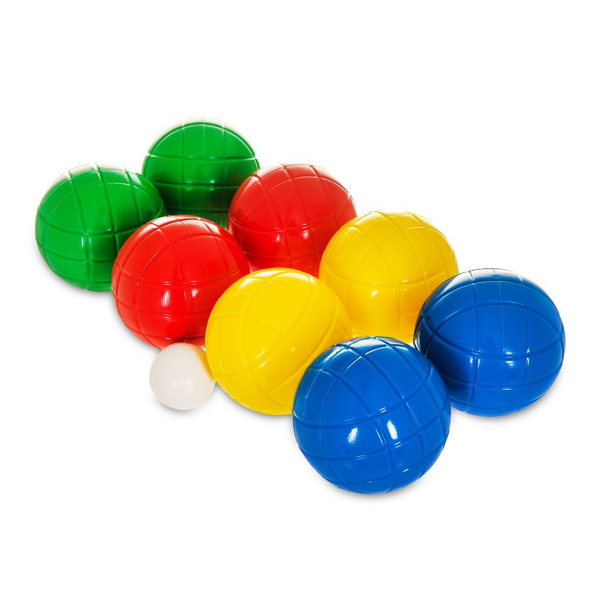 CHILDRENS PLASTIC BOULES PETANQUE GAME OUTDOOR GARDEN HOME FUN TOY ...