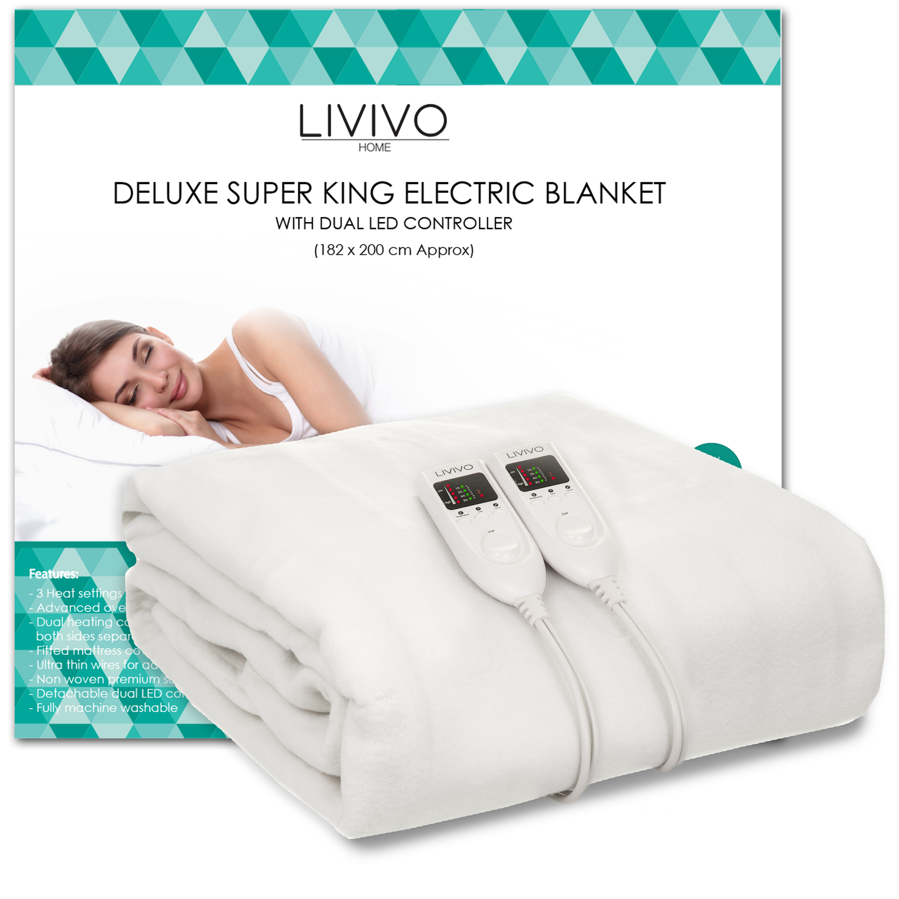 king bed electric blanket