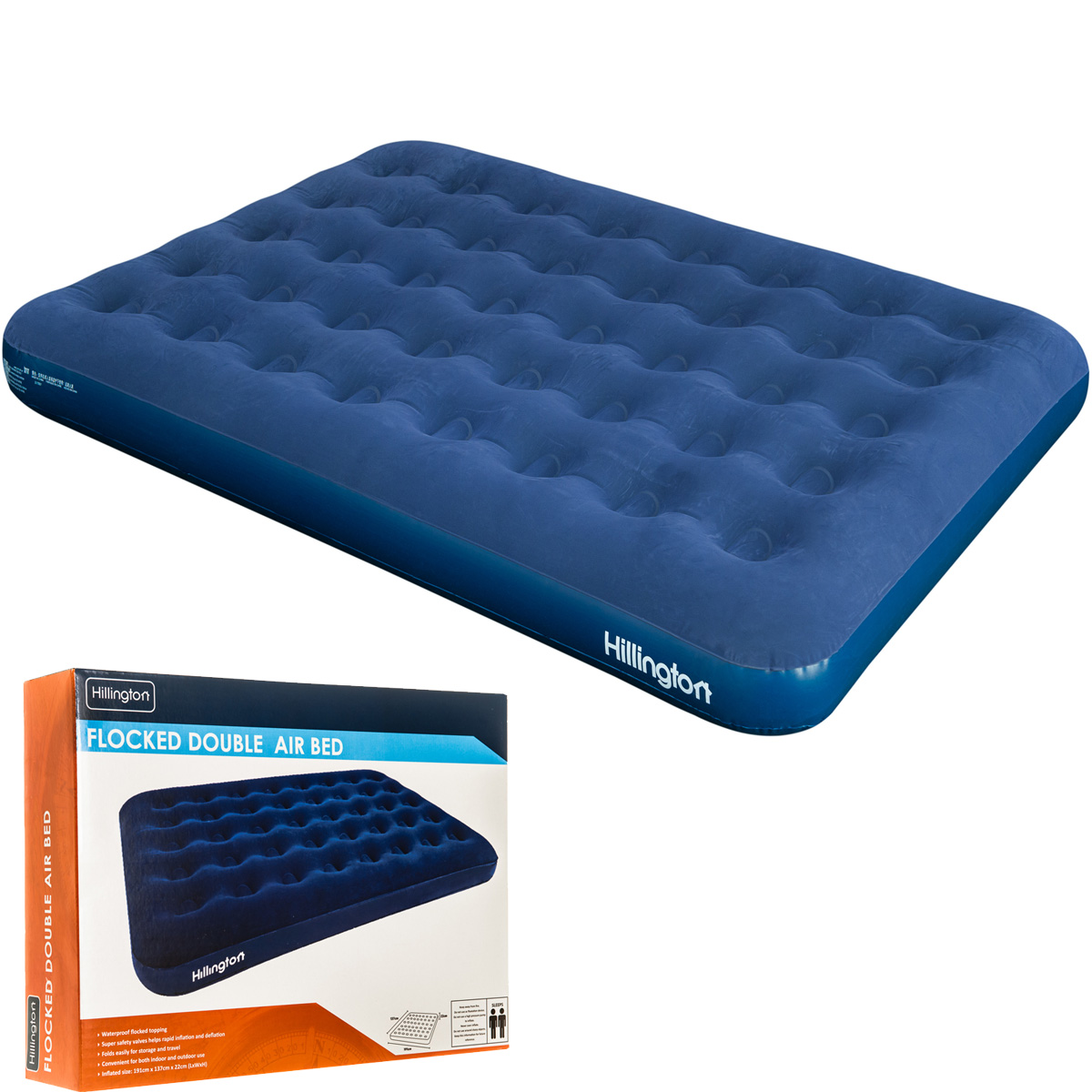 Flocked Air Bed Double