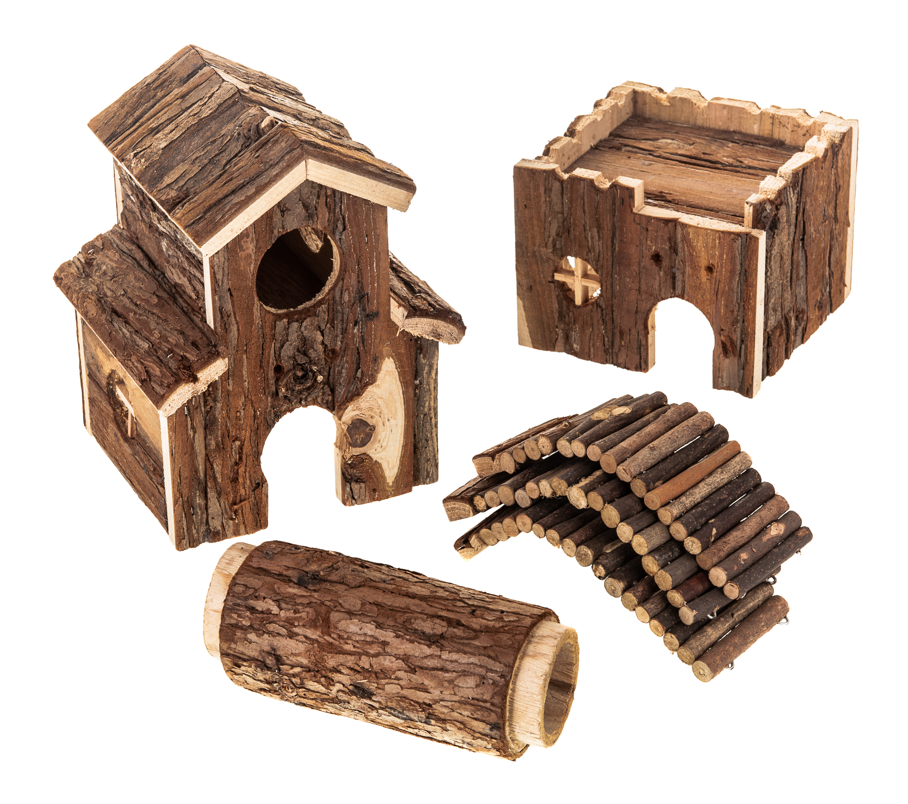 wooden mouse house