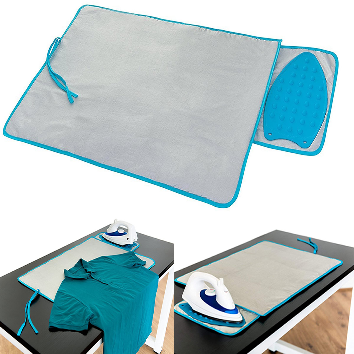 Large Ironing Board Cover For Table Top Travel Mat Pad Blanket