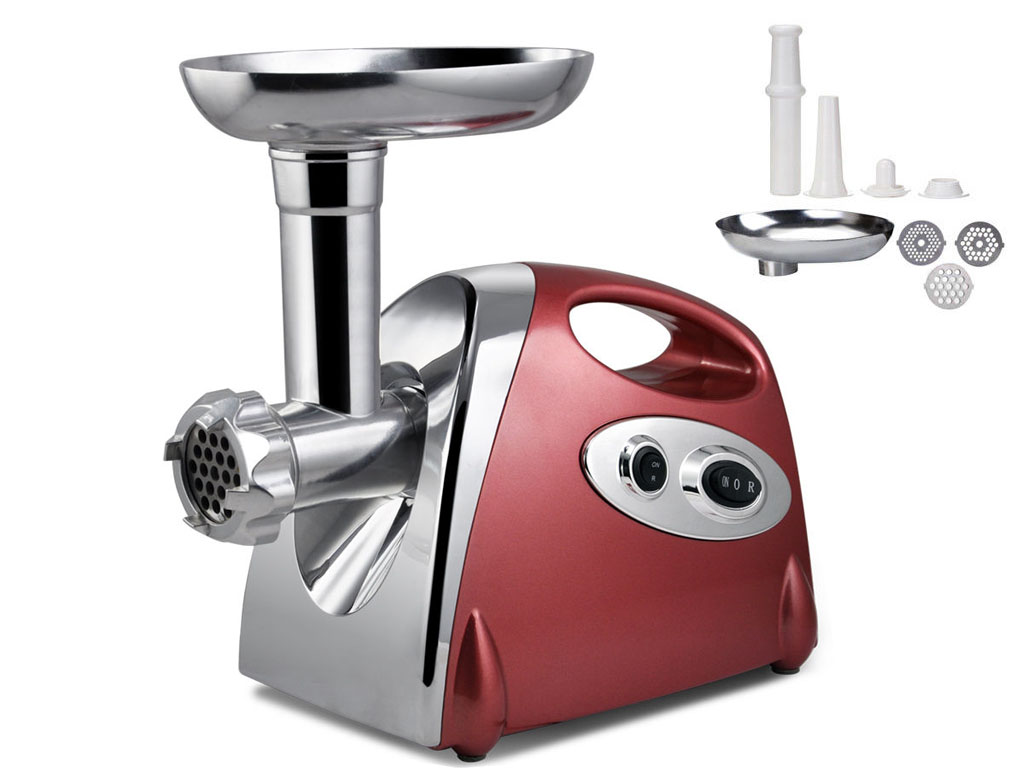 BRAND NEW ORBIT MEAT GRINDER ELECTRIC MINCER SAUSAGE MAKER RED | eBay