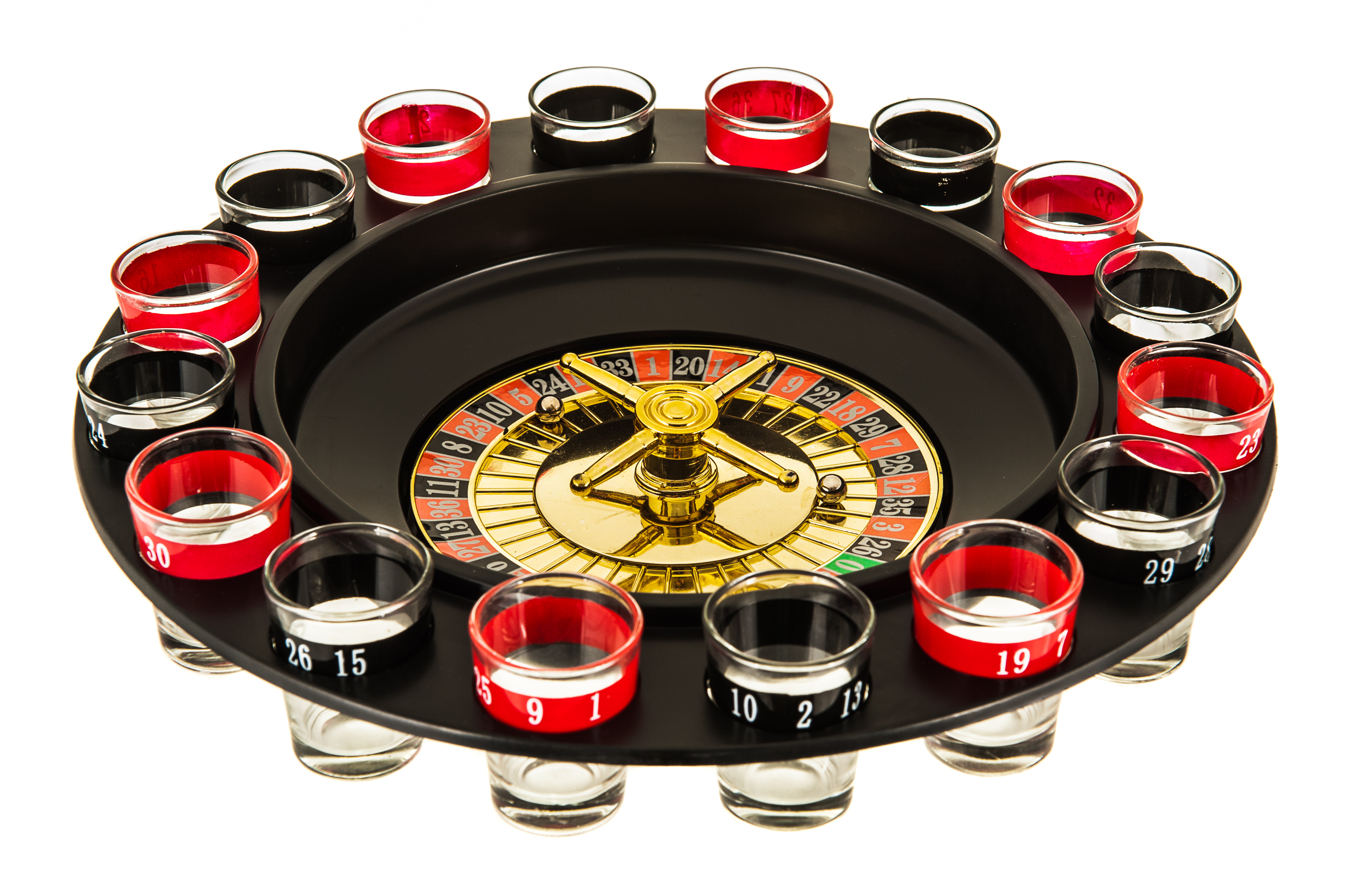 DRINKING ROULETTE PARTY SET SPIN SHOT STAG HEN GAME GLASS GAMES ADULT ...