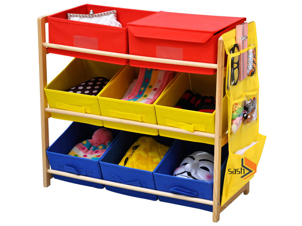 3 tier toy storage