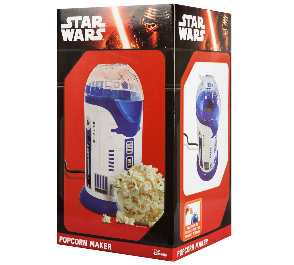 STAR WARS R2-D2 POPCORN MAKER FAT-FREE ELECTRIC HOT AIR POPCORN POPPER ...